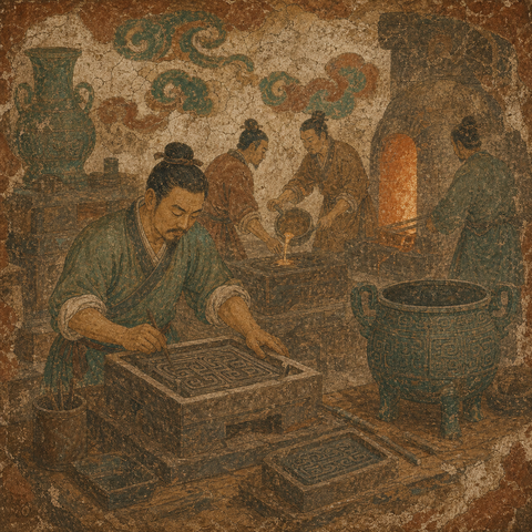 Ancient-style visual for the 范 surname