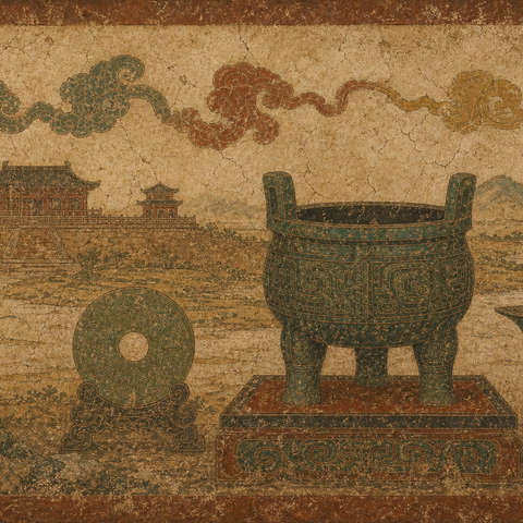 Ancient-style visual for the 胡 surname