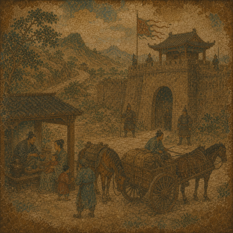 Ancient-style visual for the 赖 surname