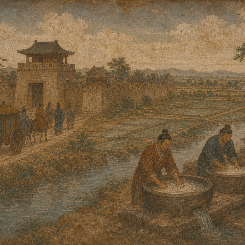 Ancient-style visual for the 潘 surname