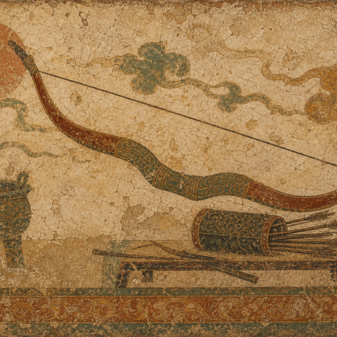 Ancient-style visual for the 张 surname